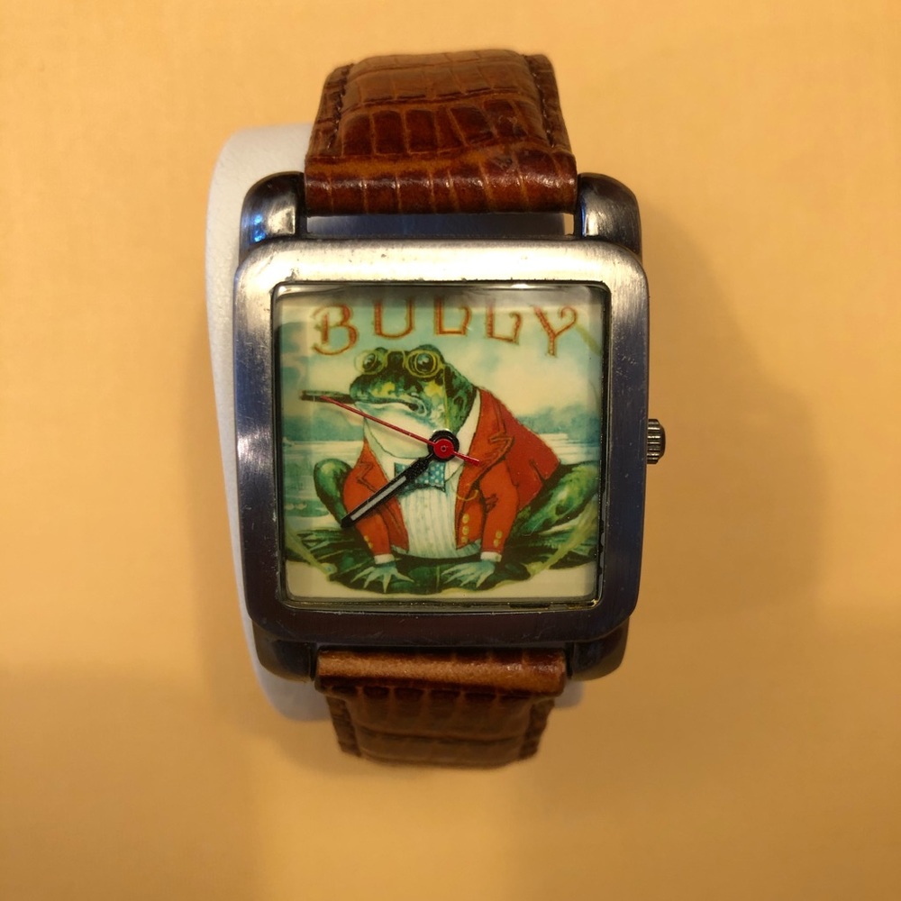 Men’s watch, Bully Antique cigar label used watch